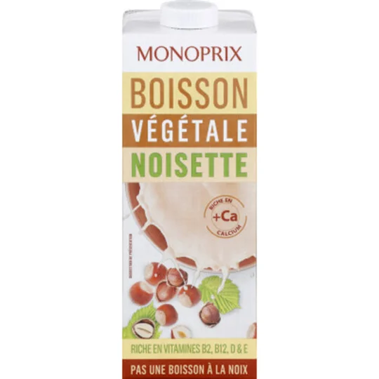 Boisson végétale noisette