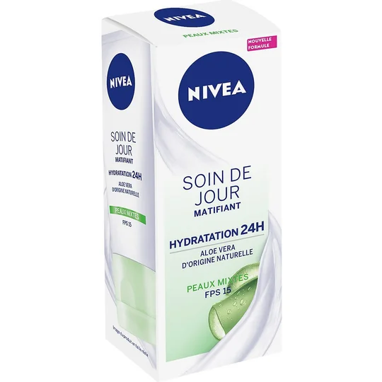 Crème visage hydratante Matifiant Aloe Vera