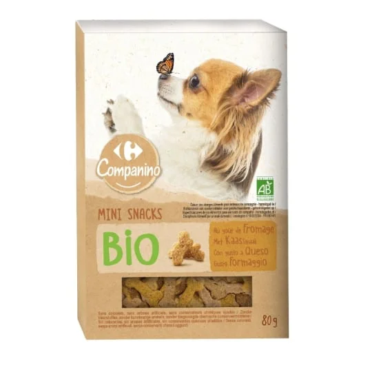 Récompense pour chien Snack bio goût fromage