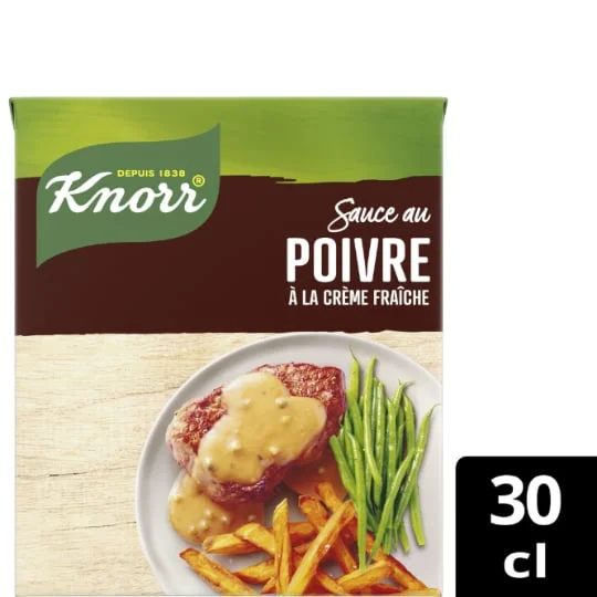 Sauce Poivre Crème Fraîche