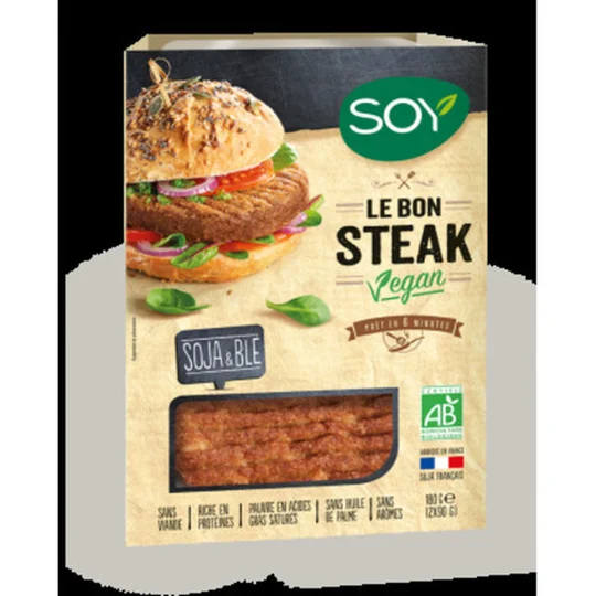Steak Vegan Soja & Blé Bio