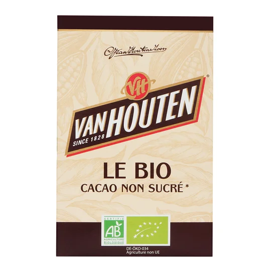 Poudre chocolatée Cacao Bio non sucré