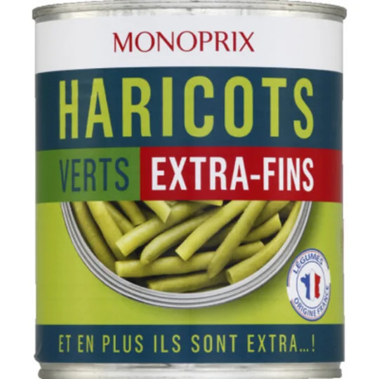 Haricots verts extra-fins