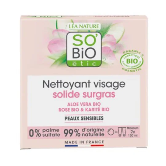 Nettoyant Visage Solide Surgras Doux