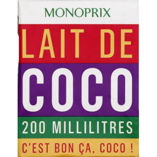 Lait de coco