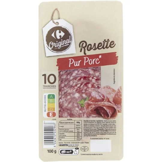 Rosette pur porc