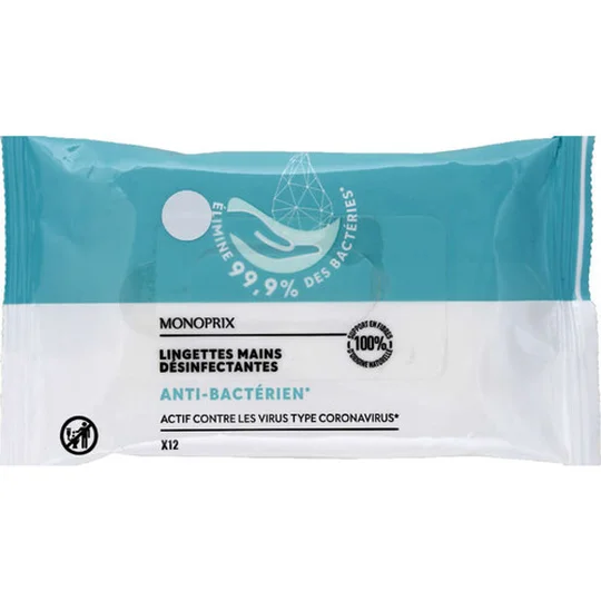 Lingettes désinfectantes