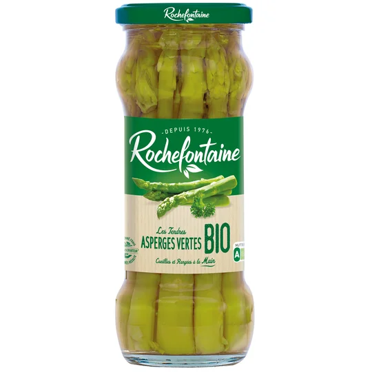 Asperges vertes cueillies & rangées main