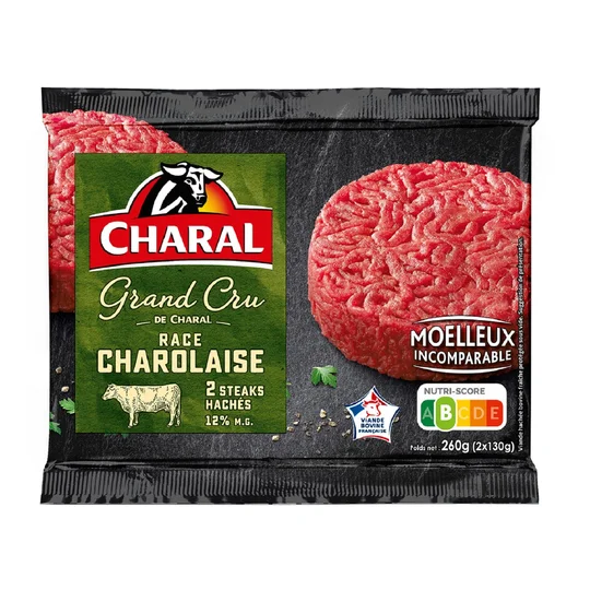 Steaks hachés race charolaise 15%