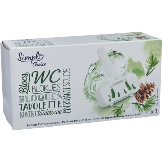 Blocs WC parfum pin SIMPL CHOICE