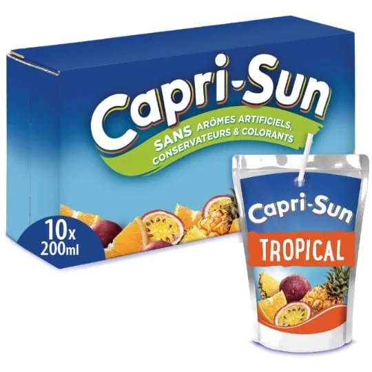 Boisson aux fruits tropical