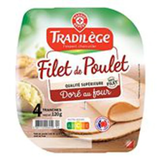 Filet de poulet Doré 4 tranches