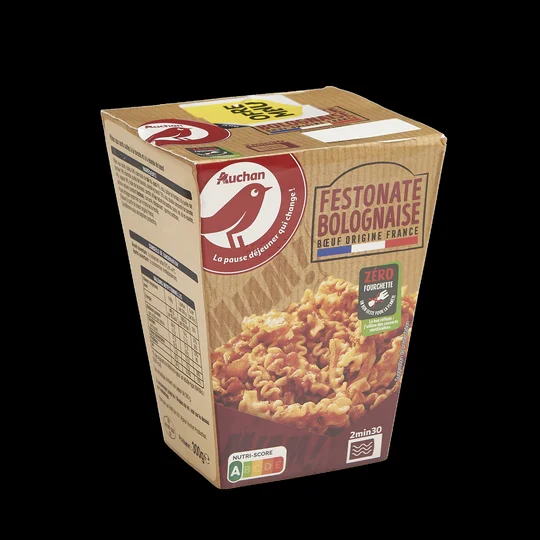 Box festonate à la bolognaise sans couverts