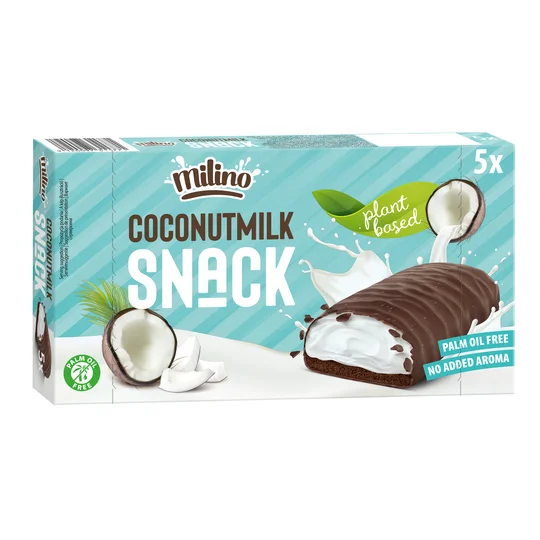 Coconut milk barres noix de coco enrobées de chocolat