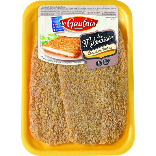 Escalopes de dinde à la milanaise