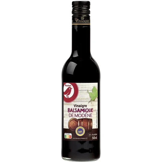 Vinaigre balsamique de Modène IGP 6% d'acidité