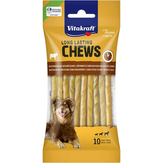 Chews Bâtonnets Torsades à Mâcher 12,5cm p/25 - Chien