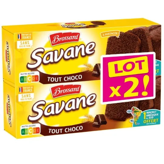 Gâteaux tout chocolat savane