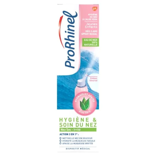 Spray hygiène du nez à l'aloe vera - enfant