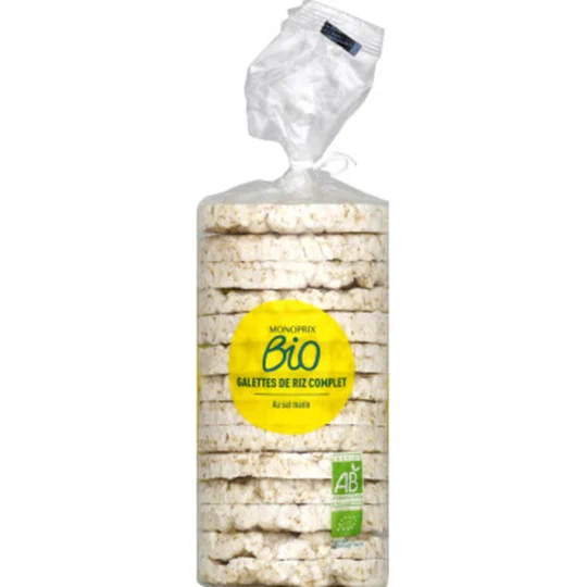 Galettes de riz complet bio