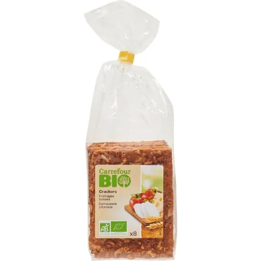 Crackers bio fromage tomate