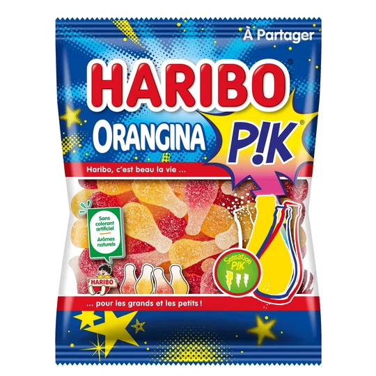Bonbons Acidulés Orangina Pik