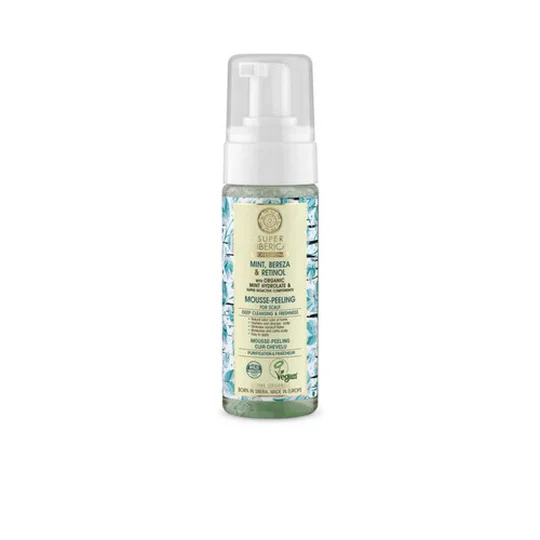 Mousse Peeling Menthe Et Bouleau Cheveux Gras