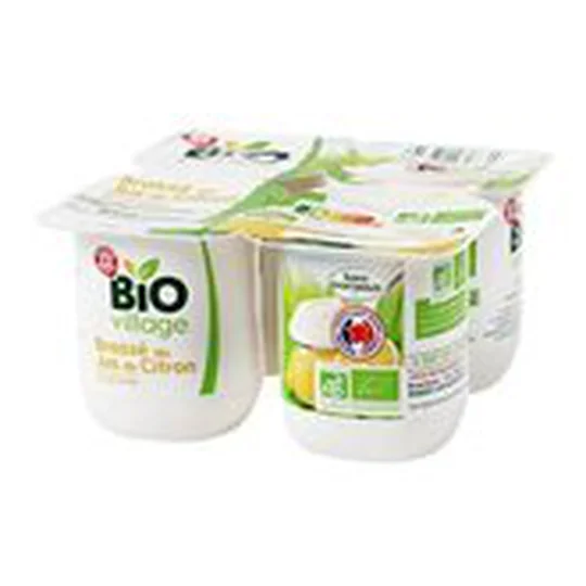 Yaourts Bio - Au jus de citron