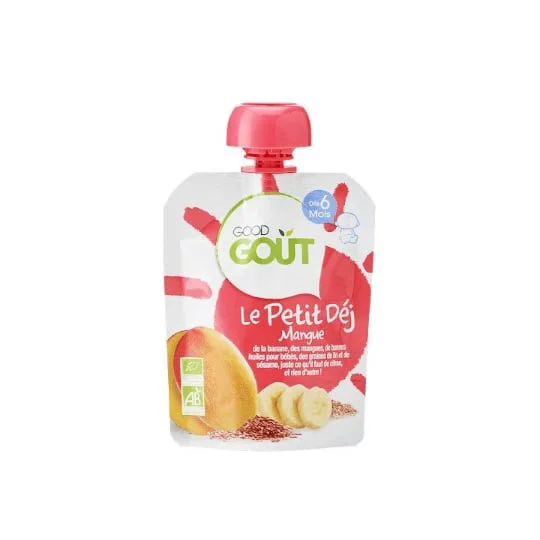 Gourde Petit Déj Purée Bio Mangue