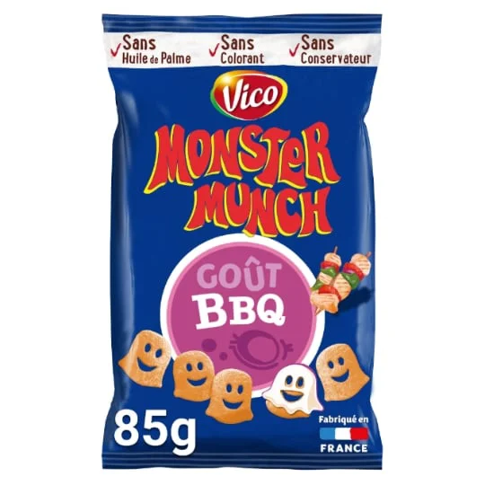 Biscuits apéritifs goût barbecue