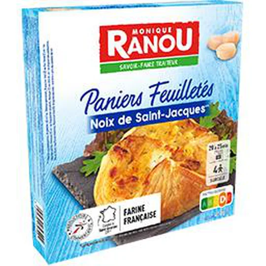 Paniers feuilletés noix de Saint-Jacques