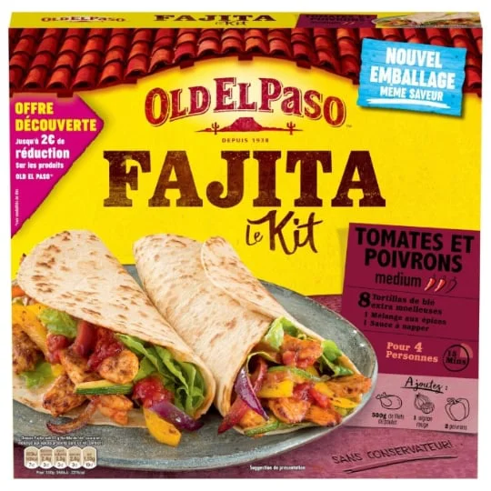 Kit fajita Tomate poivrons