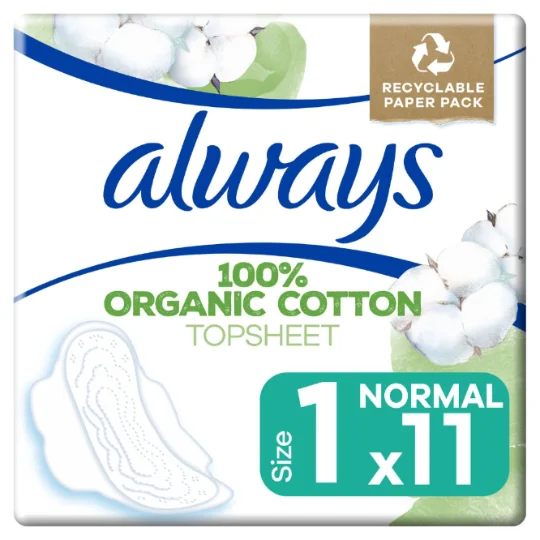Serviette Hygiénique Avec Ailettes Cotton Protection Normal Taille 1