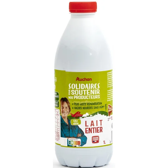 Lait entier UHT responsable