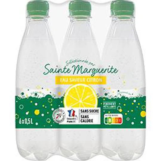 Eau gazeuse saveur citron