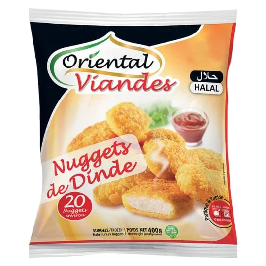 Nuggets de dinde Halal