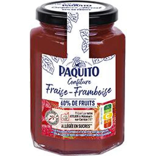 Confiture fraise-framboise