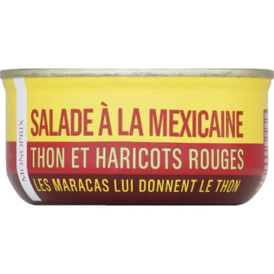 Salade à la mexicaine thon et haricots rouges