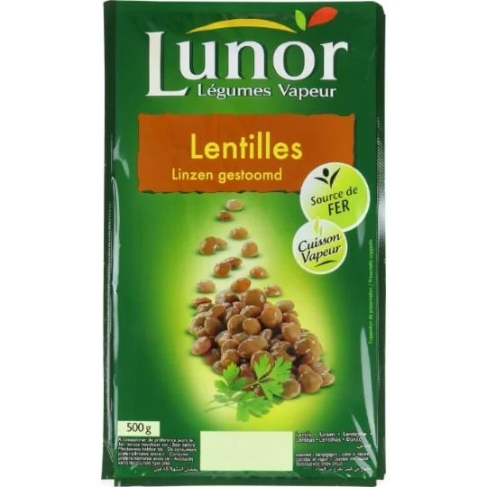 Lentilles cuites