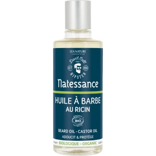 Huile à barbe au ricin Bio