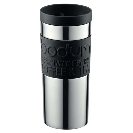 Mug de Voyage en Inox Noir 35cl