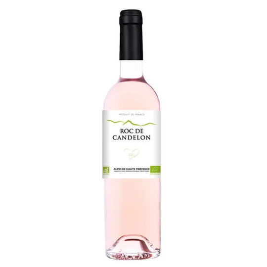 AOP Coteaux d'Aix-en-Provence. Rosé. Vin biologique.