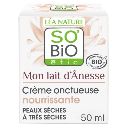 Crème Visage Nourrissante Texture Onctueuse Mon Lait d'Ânesse Bio