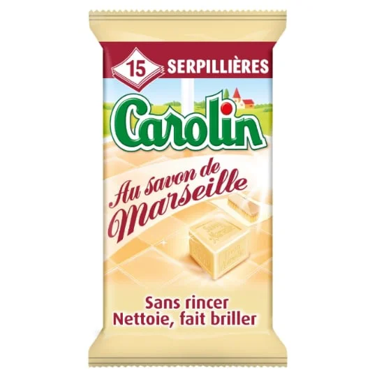 Serpillères au savon de Marseille