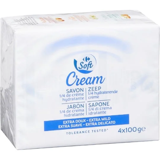 Savon 1/4 de crème hydratante