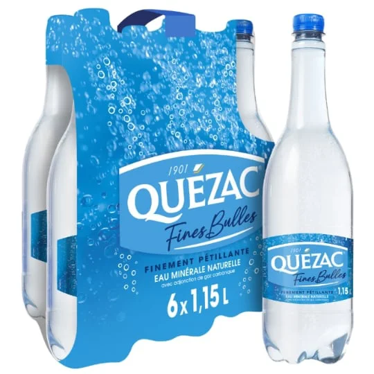 Eau minéral naturelle gazeuse fines bulles