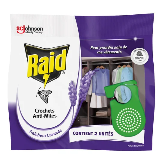 Crochets anti-mites Lavande