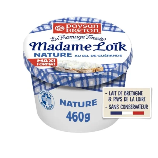 Fromage à Tartiner Nature Au Sel de Guérande