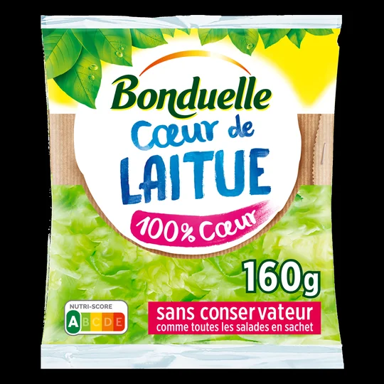 Coeur de laitue Feuilles délicates et croquantes