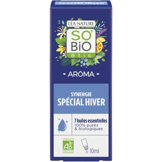 Huile Essentielle Respiratoire Synergie Spécial Hiver aux 7 Huiles Essentielles Bio